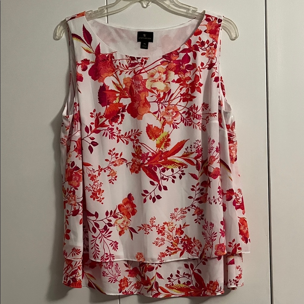 Floral Sleeveless Top